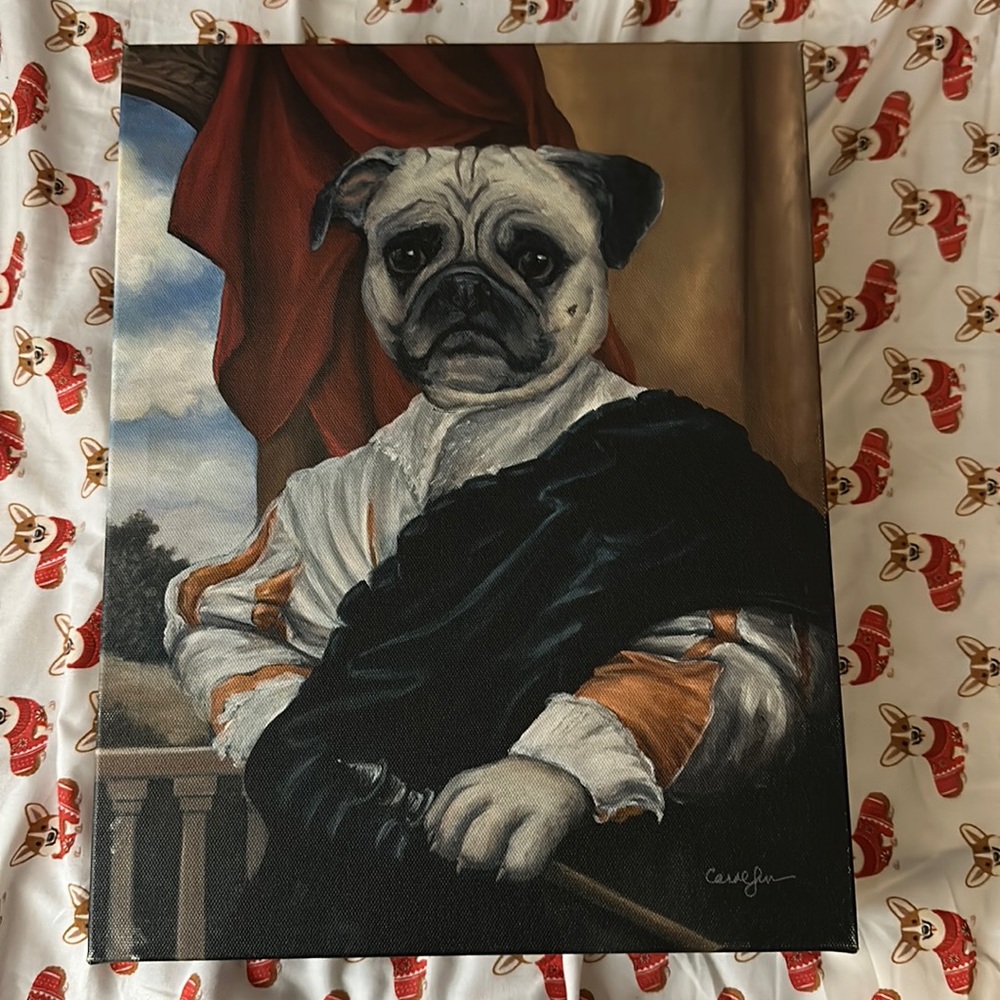 Pug canvas
